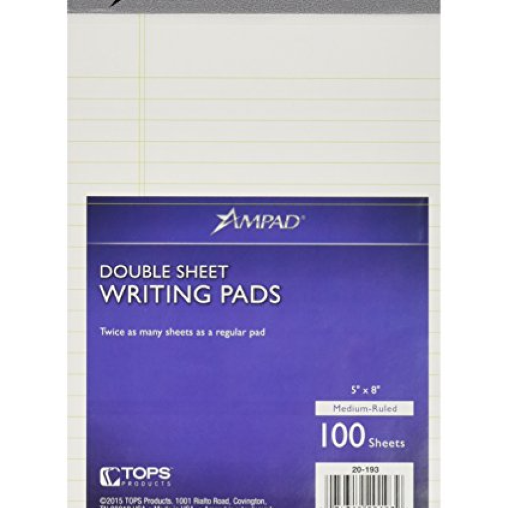 Ampad Ampad Double Sheet Writing Pad 100 sheets