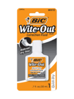 BIC Bic White Out Quick Dry Correction Fluid