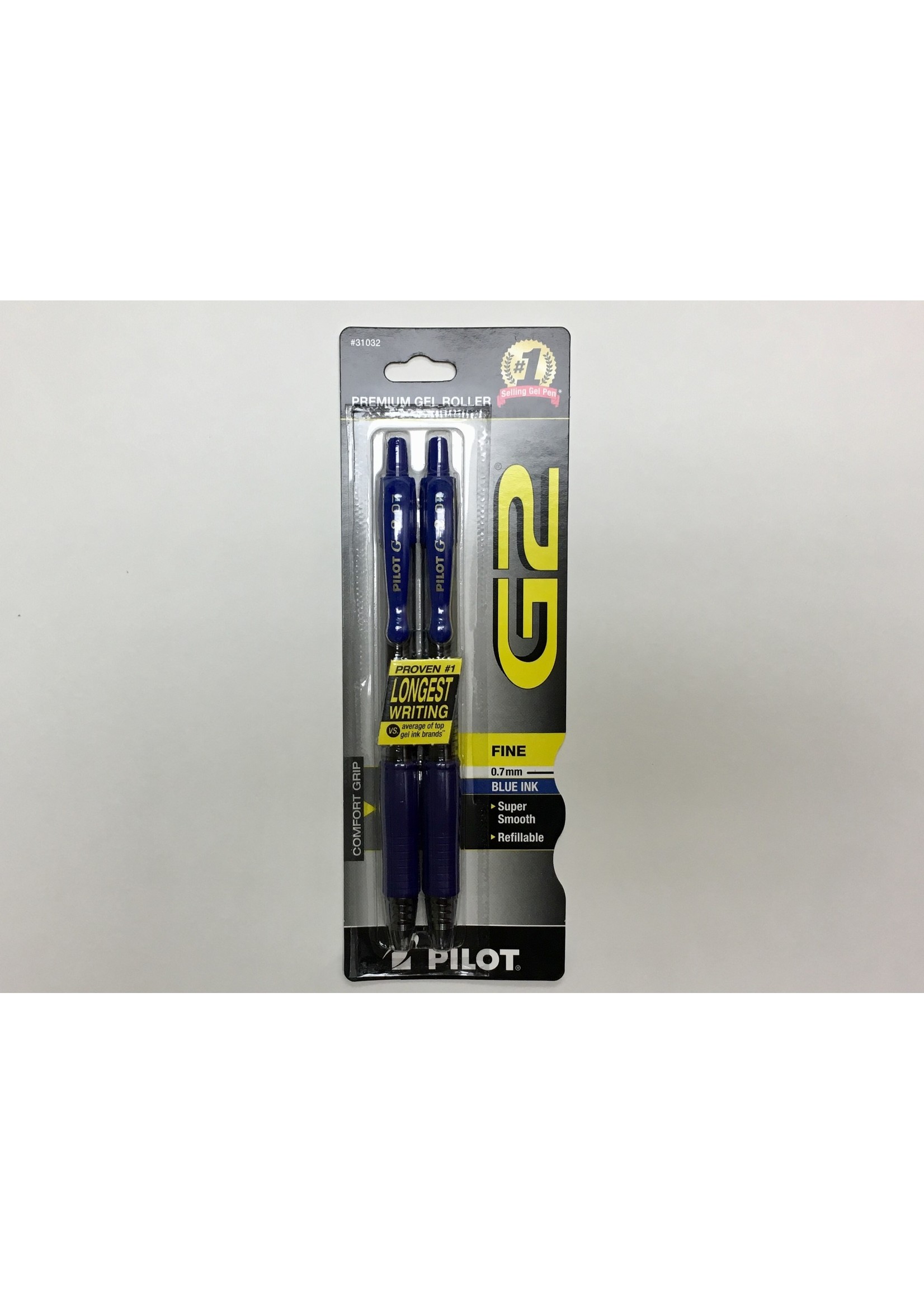Blue Pilot G2 Fine Point Gel Pen Two Pack 0.7mm - North Central College  Campus Store