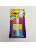 3M Post-It Durable Tabs Asst 1x1.5in 3Pk BP Primary