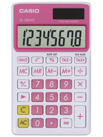 Casio Pink Casio SL-300VC Basic Calculator