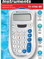 Texas Instrument TI-1706 SuperView Basic Calculator(Silver)