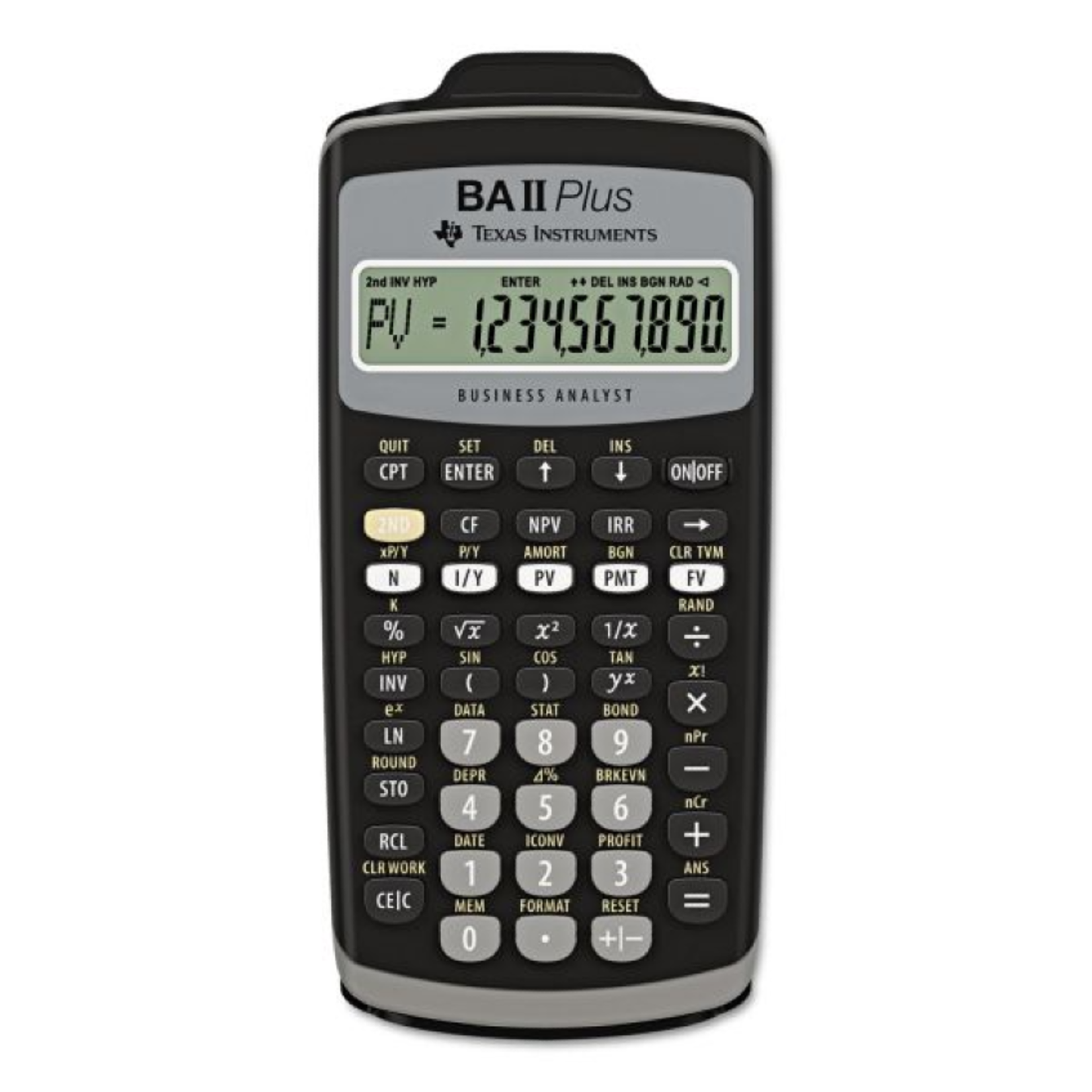Texas Instrument TI BA II Plus Business Calculator (Black)