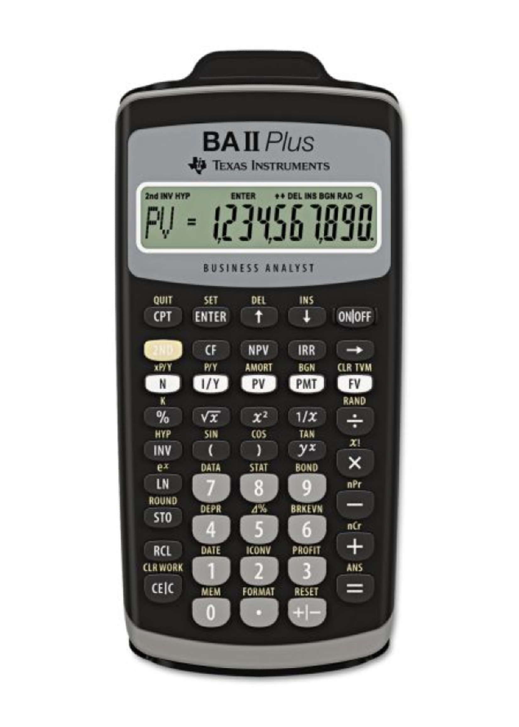 Texas Instrument TI BA II Plus Business Calculator (Black)