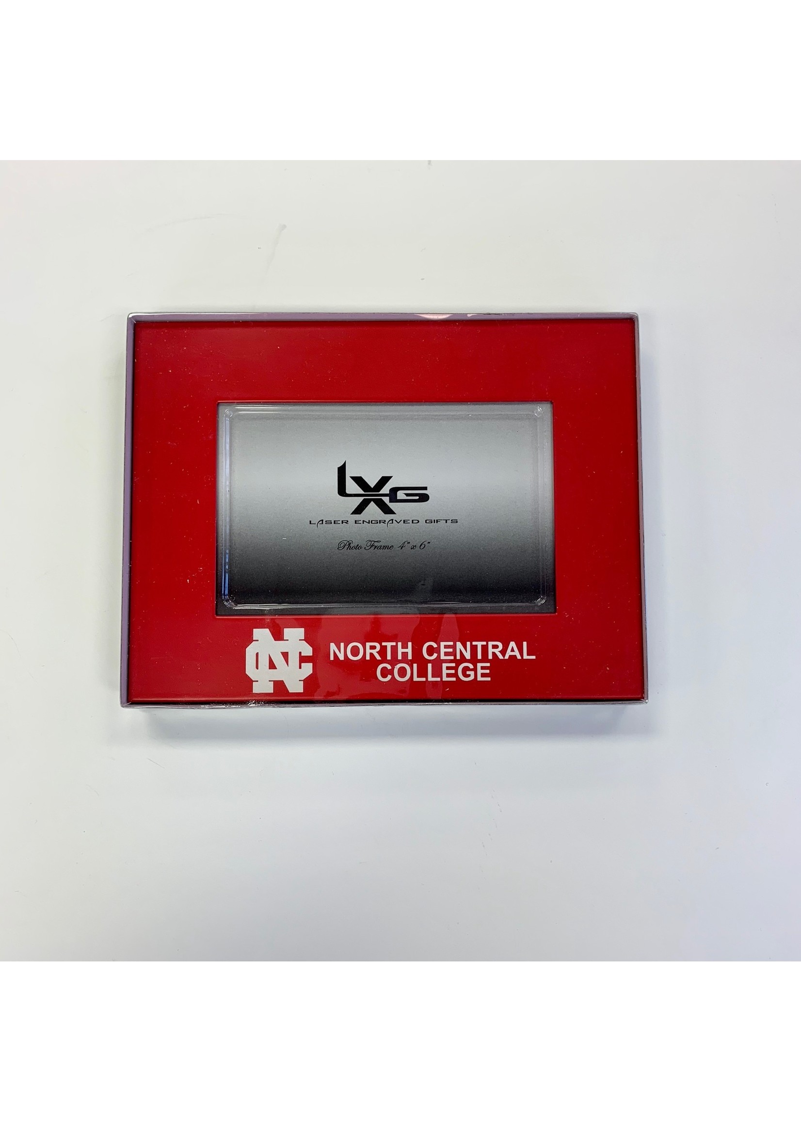 LXG North Central College Brushed Metal Picture Frame (4" x 6")