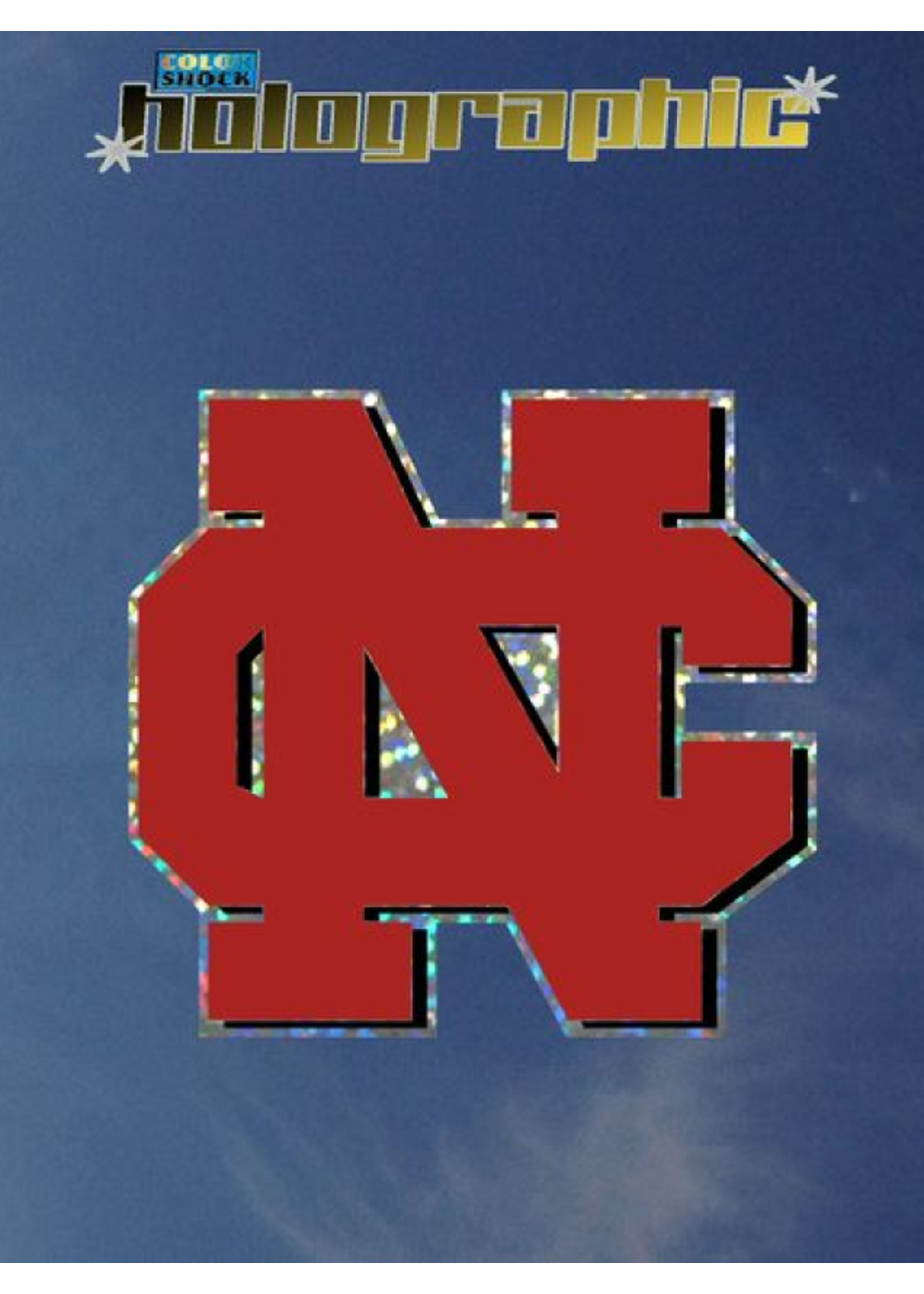 CDI Corporation North Central College Holographic NC Decal by ColorShock