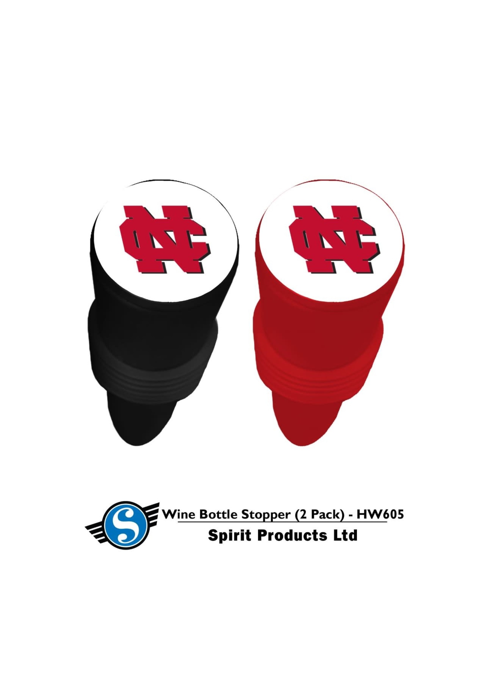 Spirit Products North Central College Wine Bottle Stopper (2 Pack)