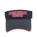 The Game North Central College Visor in Black by The Game