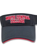 The Game North Central College Visor in Black by The Game