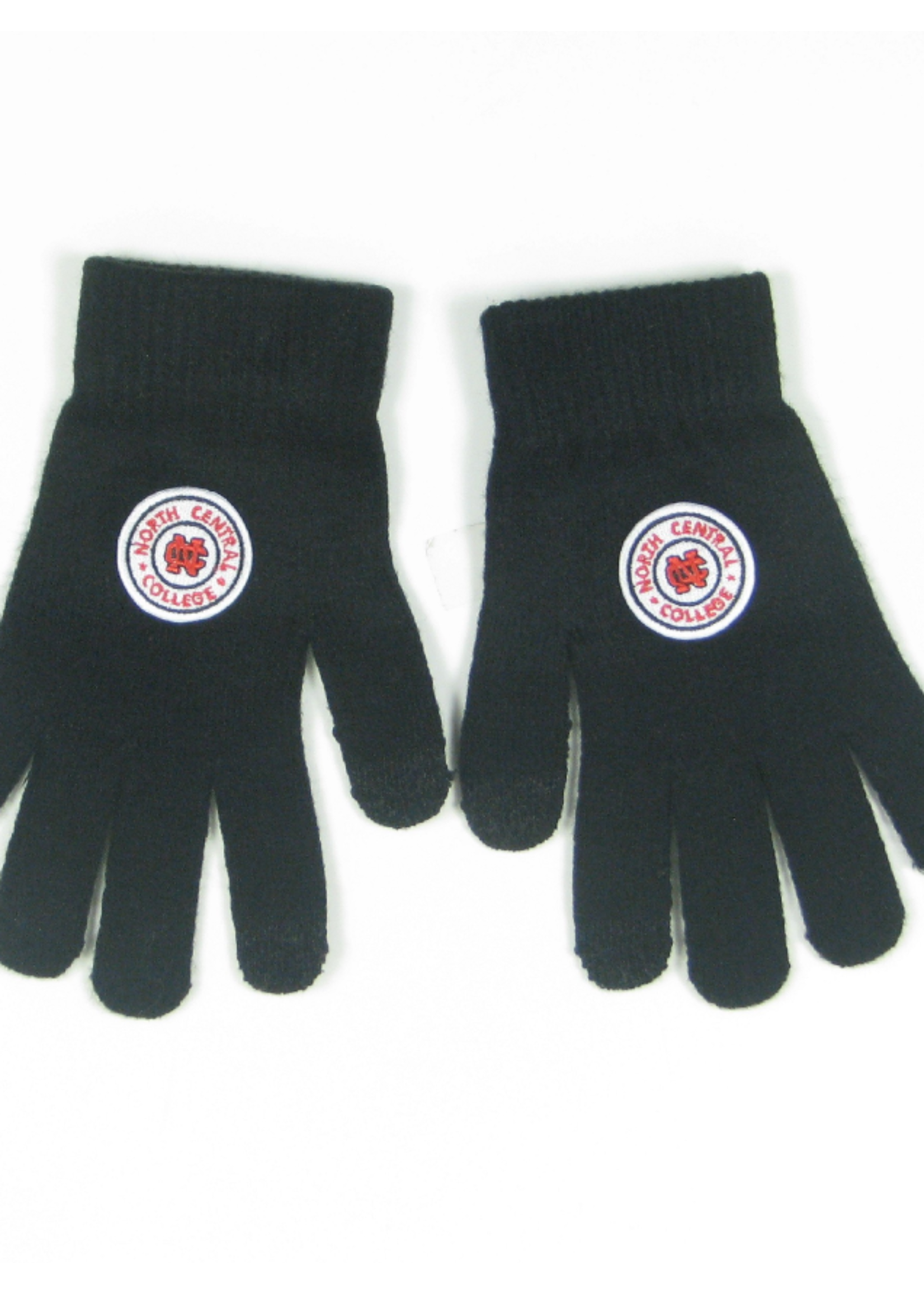 League / Legacy North Central College Black Text Gloves