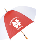 Storm Duds North Central College Sport Umbrella w/ wood shaft handle