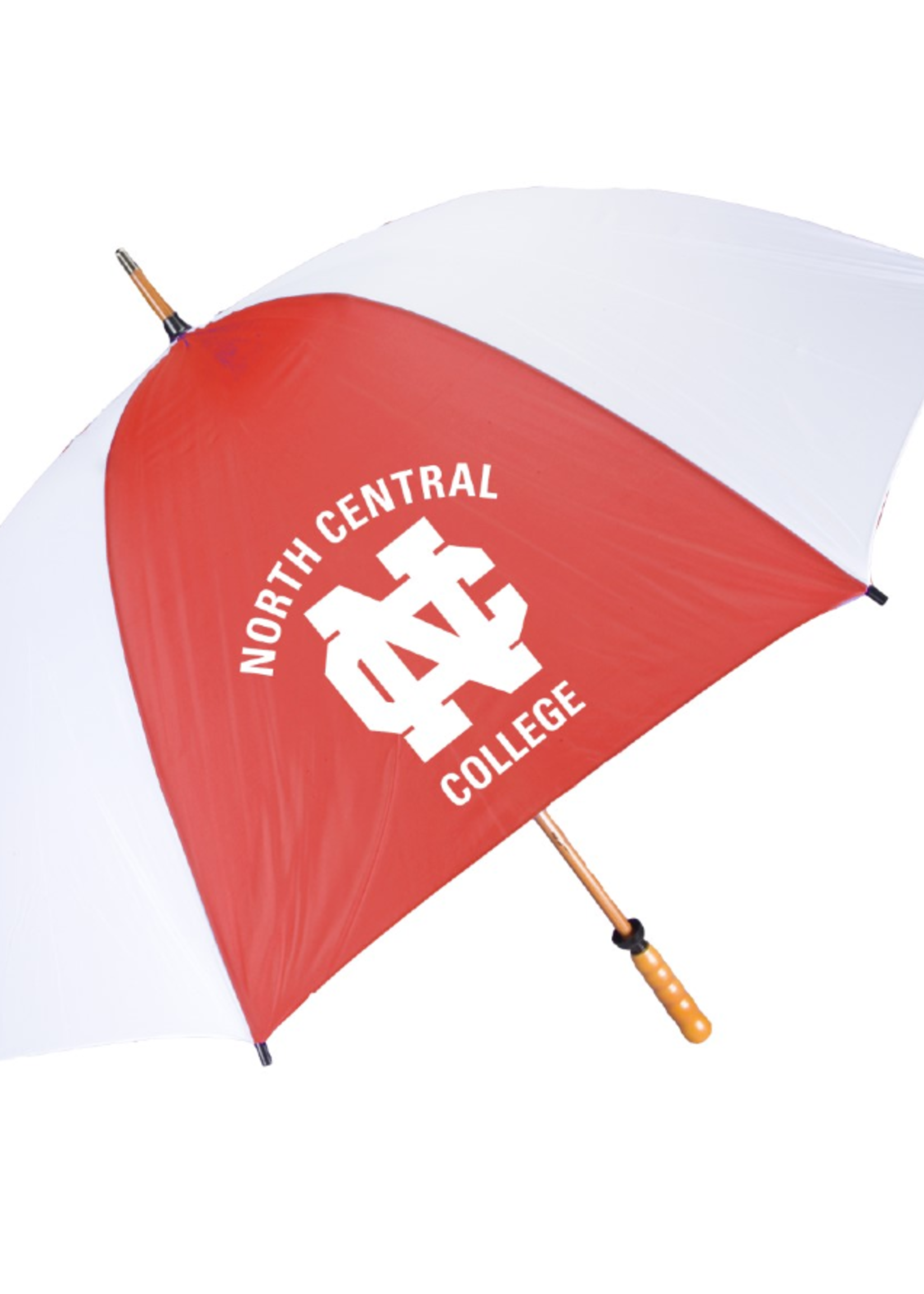 Storm Duds North Central College Sport Umbrella w/ wood shaft handle