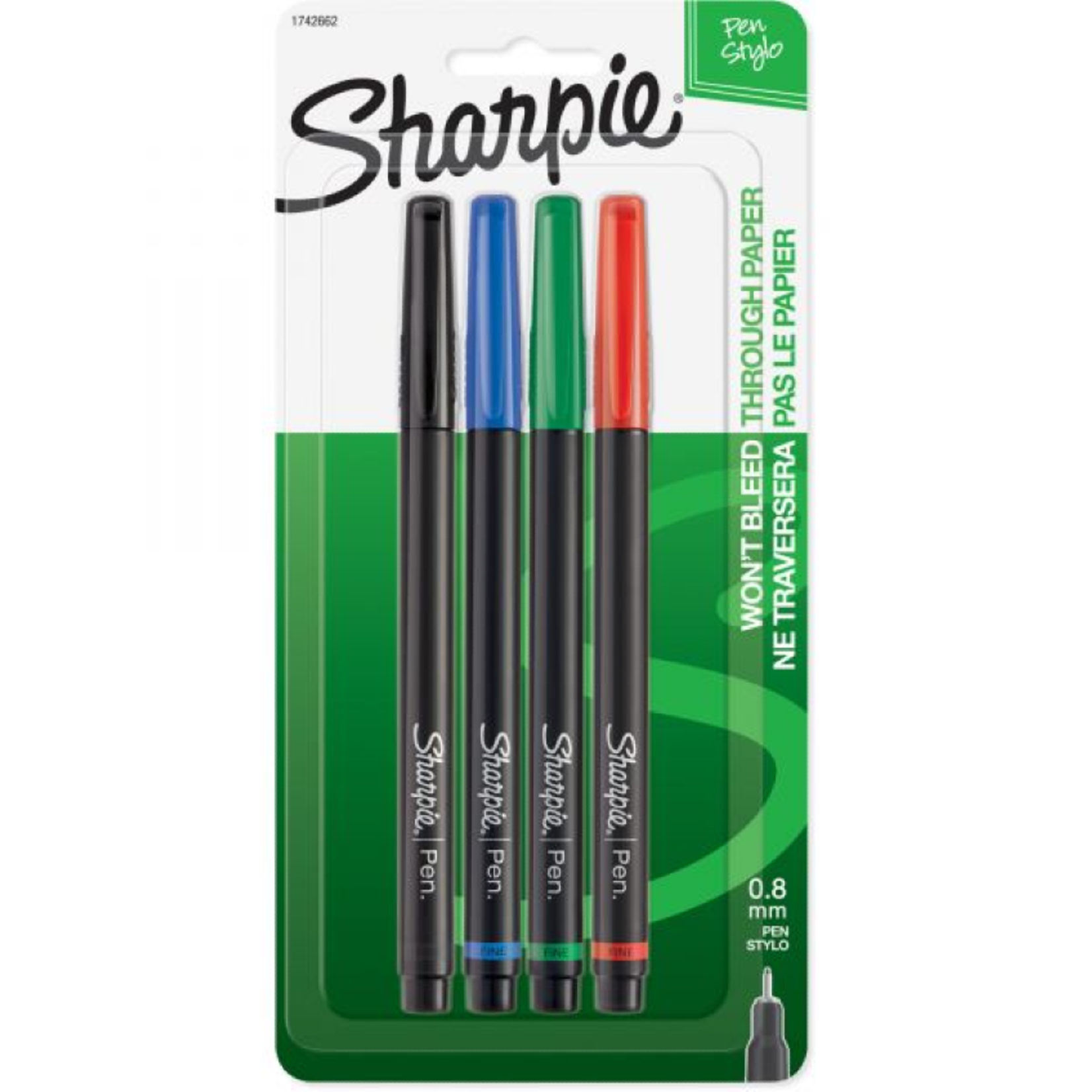 Sharpie Sharpie Four Color  0.8 mm Pen Pack