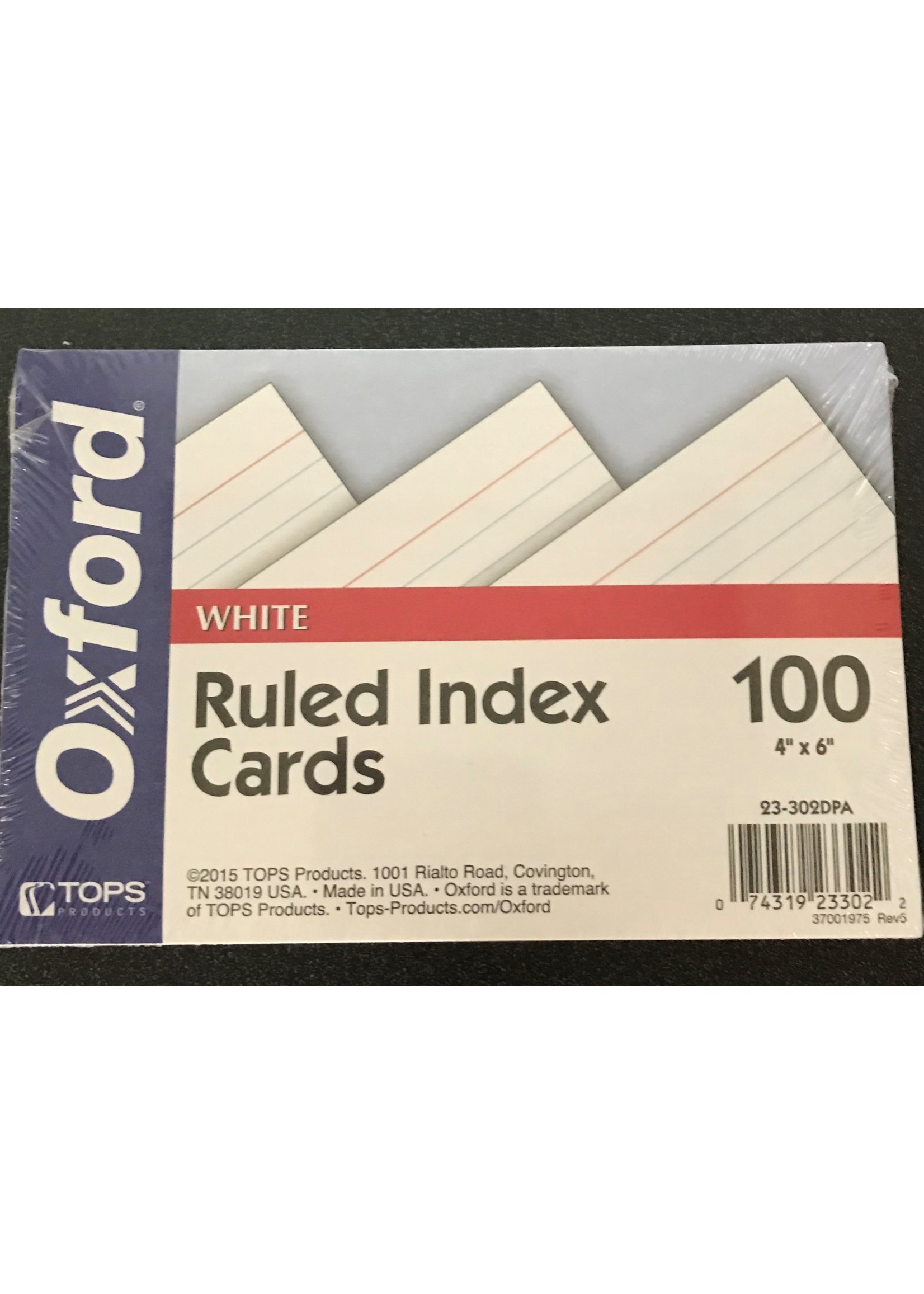 Oxford Oxford Index Cards