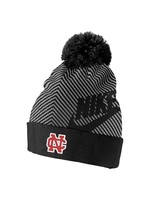 Nike Nike Striped Pom Beanie Black