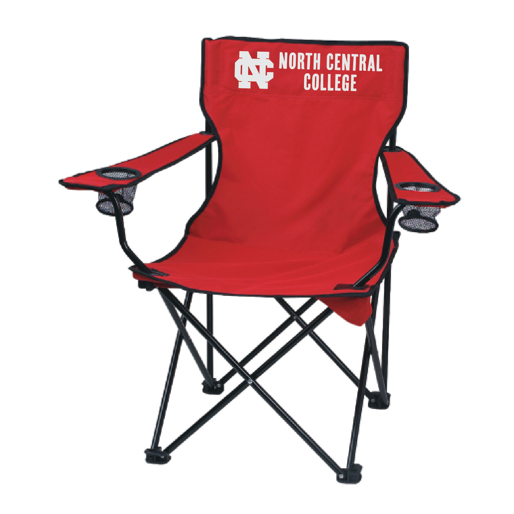Neil Enterprises North Central College Folding Chair - Red