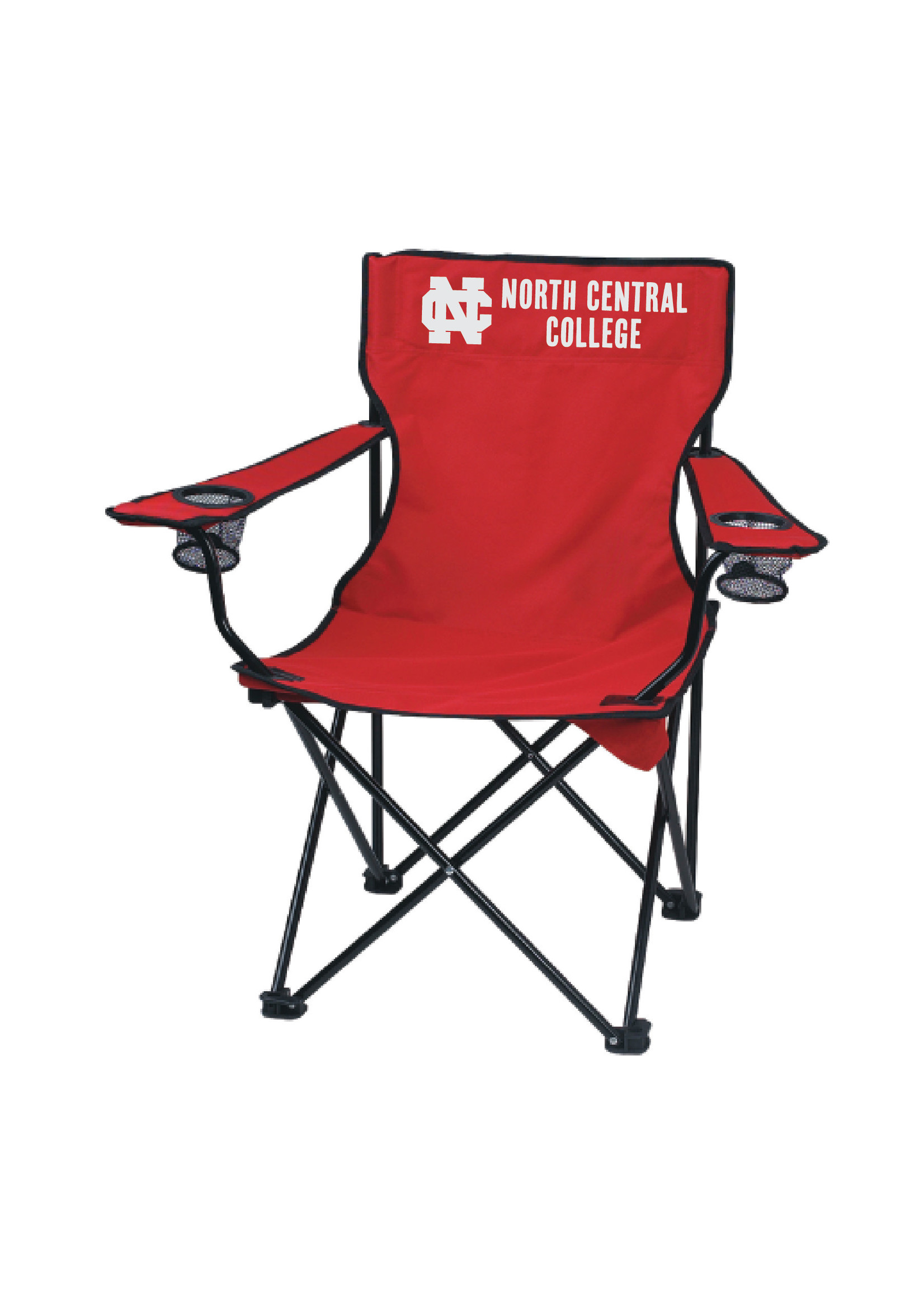 Neil Enterprises North Central College Folding Chair - Red