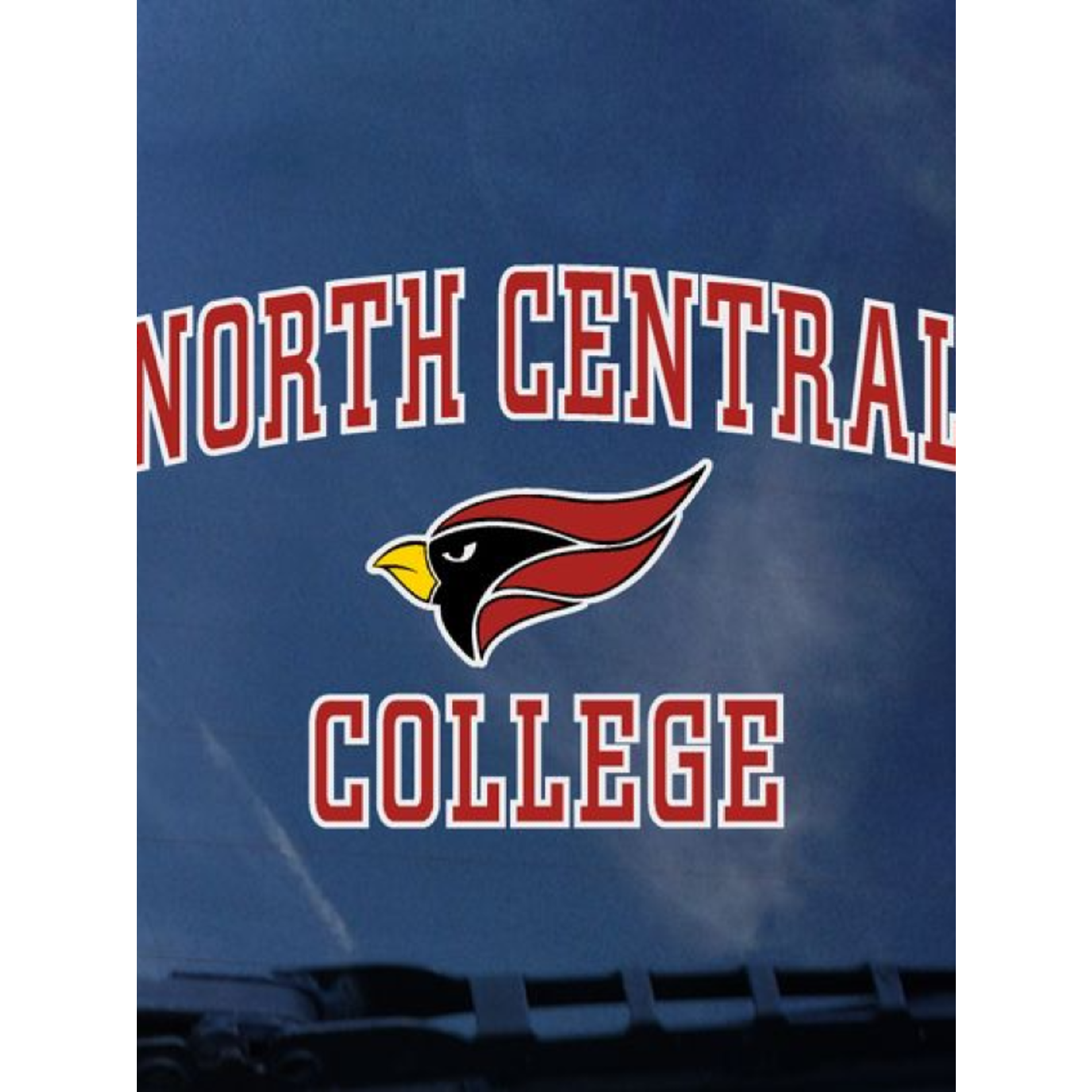 CDI Corporation North Central College Decal w/ Cardinal Head by ColorShock