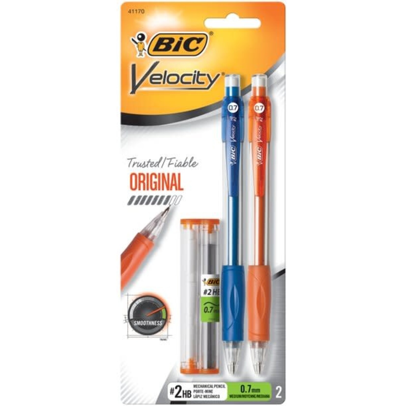 BIC BIC Velocity Original Mechanical Pencil .7mm 2pk