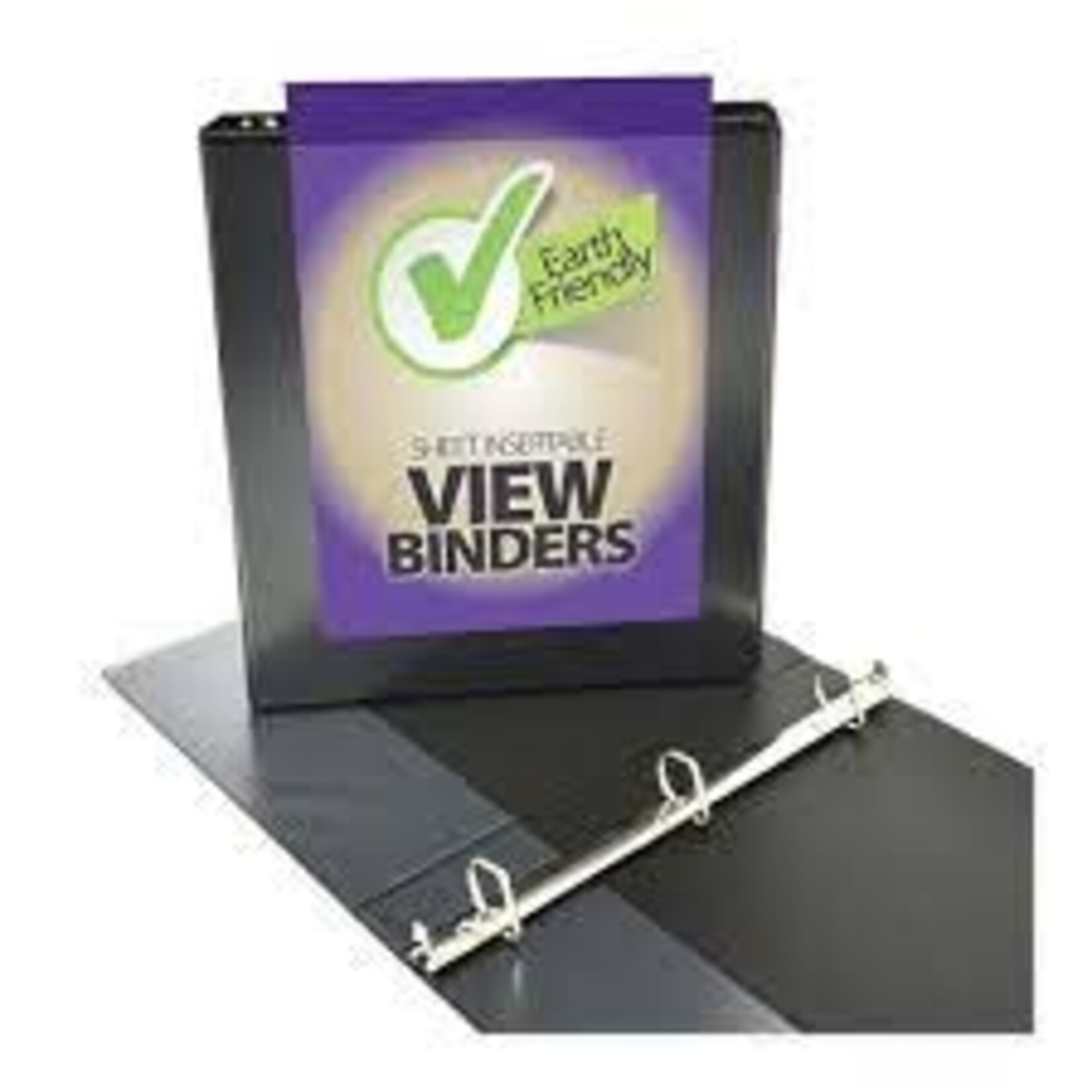 Four Point 1 inch, 3- ring View D Binder