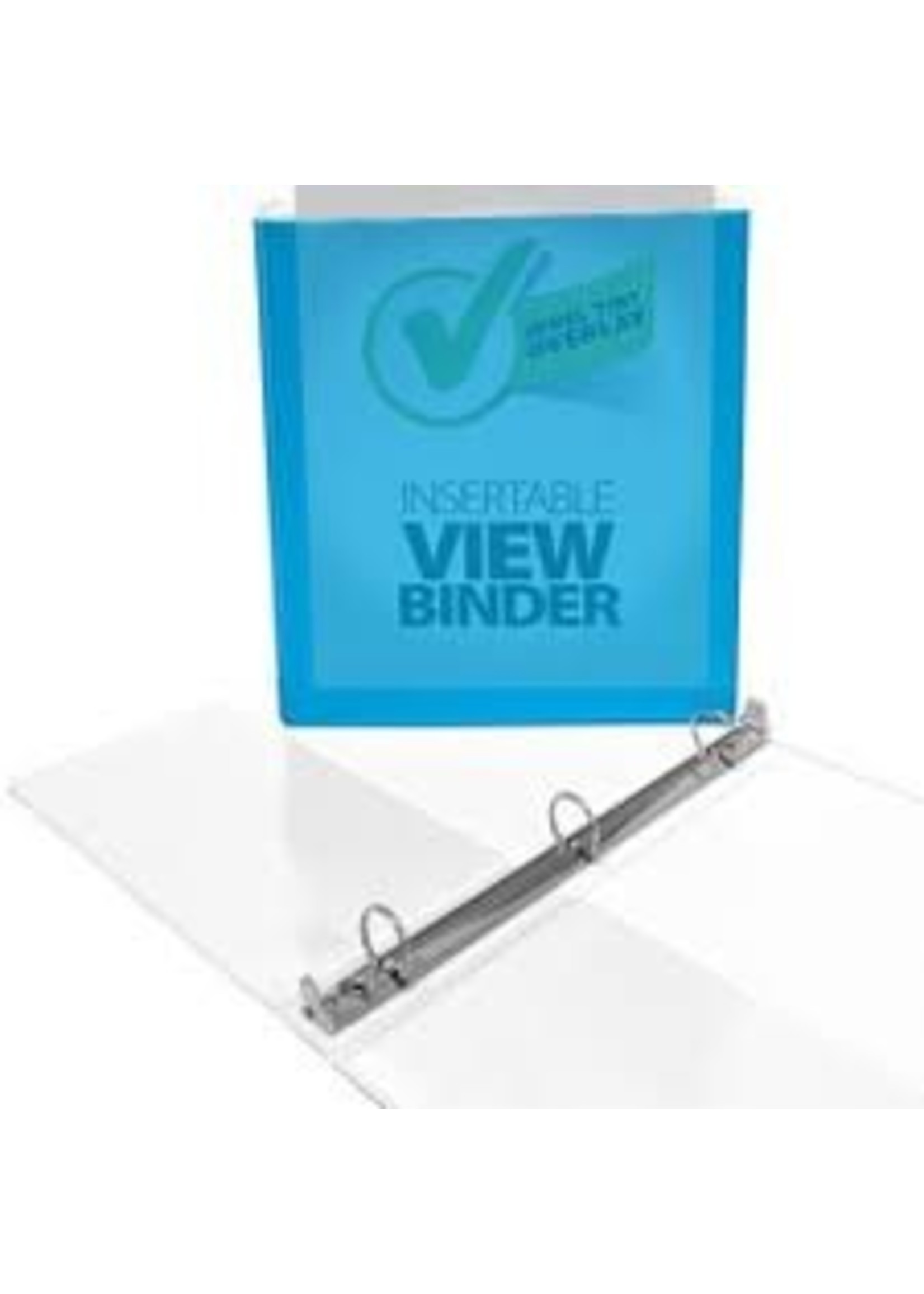 Four Point 1 inch, 3- ring View D Binder