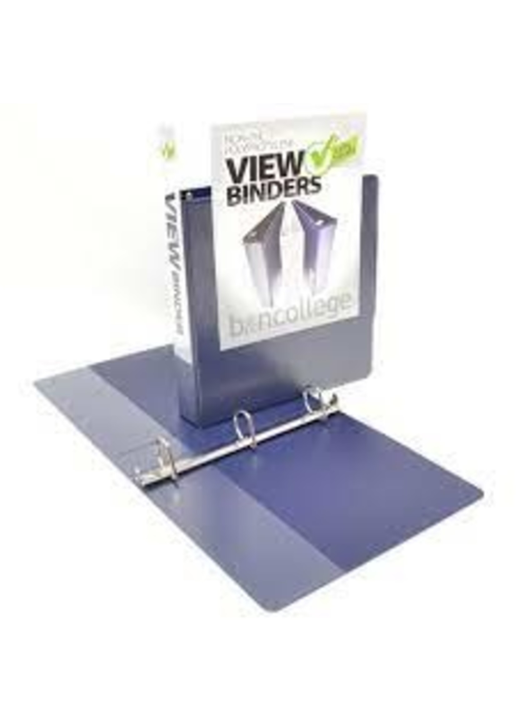 Four Point 1 inch, 3- ring View D Binder
