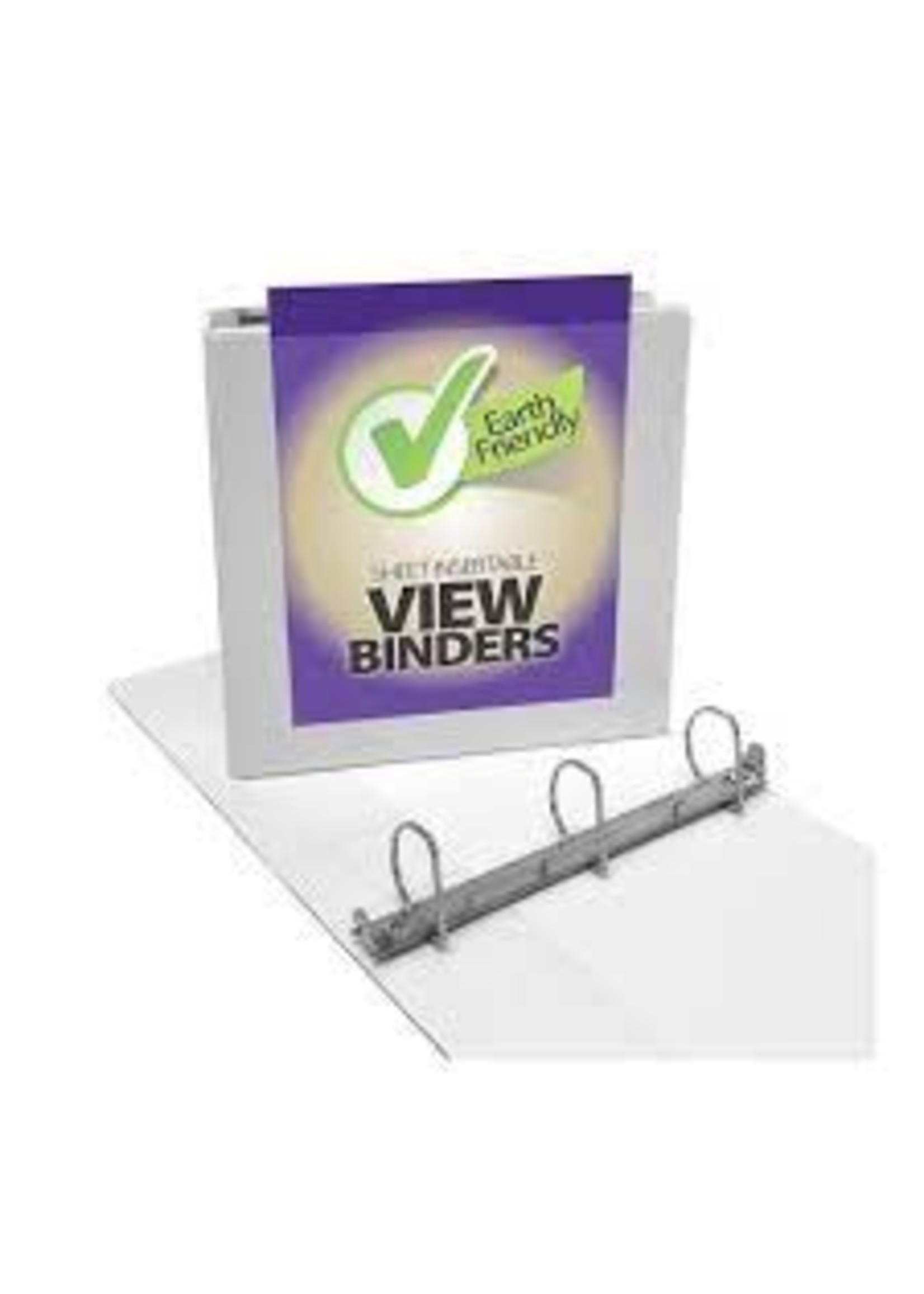 Four Point 2 inch,  3 ring View D Binder