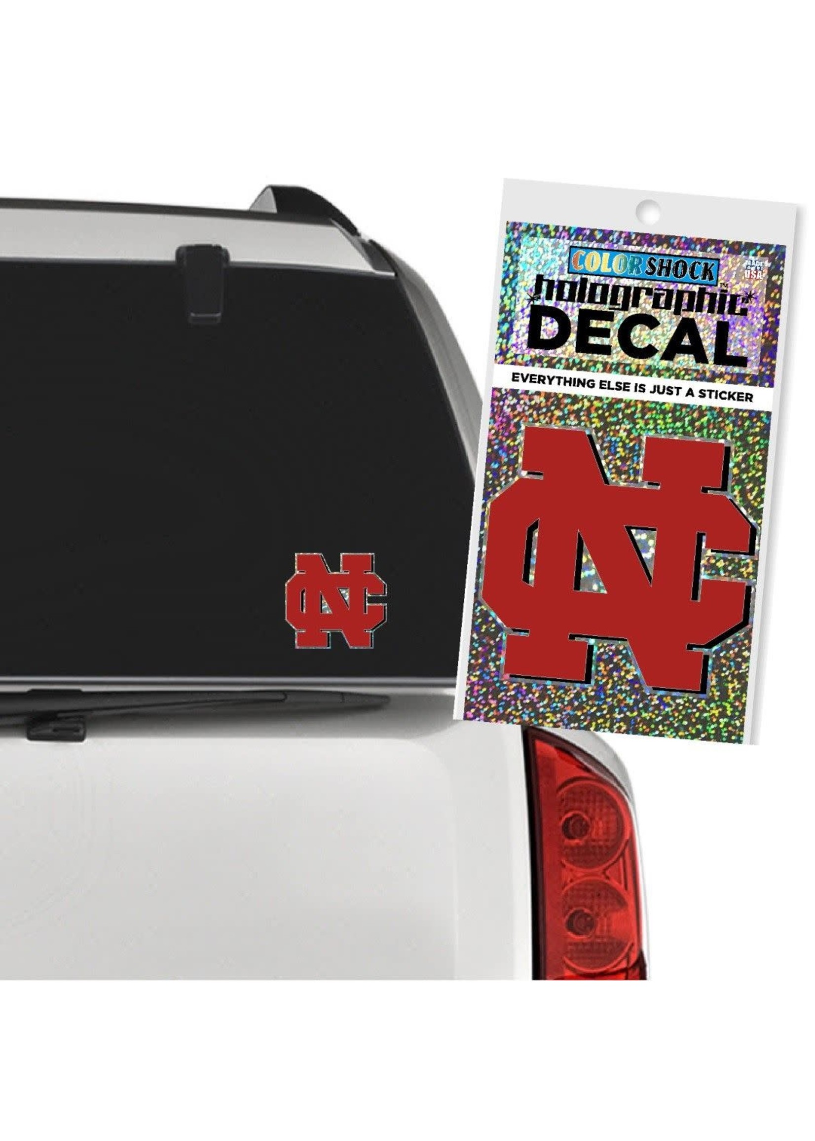 CDI Corporation North Central College Holographic NC Decal by ColorShock