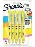 Sharpie Sharpie Pen Style  Yellow Highlighter 5 pk