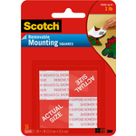Scotch Scotch Removable Mounting Squares 16pk