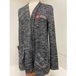 BAW North Central College Women's Cardigan w/ pockets - Old Main Logo