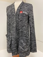 BAW North Central College Women's Cardigan w/ pockets - Old Main Logo