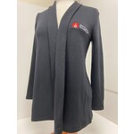 BAW North Central College Women's Open Front Cardigan w/ Old Main