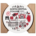 Julia Gash North Central College Julia Gash 4 pack round Coasters