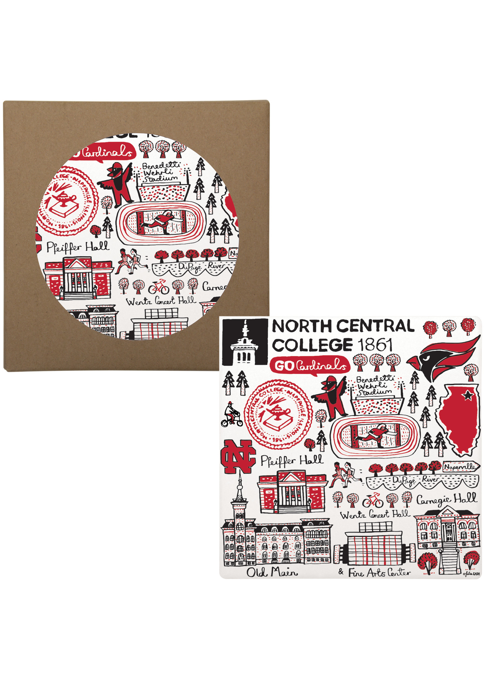 Julia Gash North Central College Trivet by Julia Gash