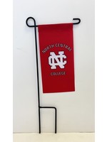 Sewing Concepts North Central College mini  garden banner ( 4in x 8in) with pole