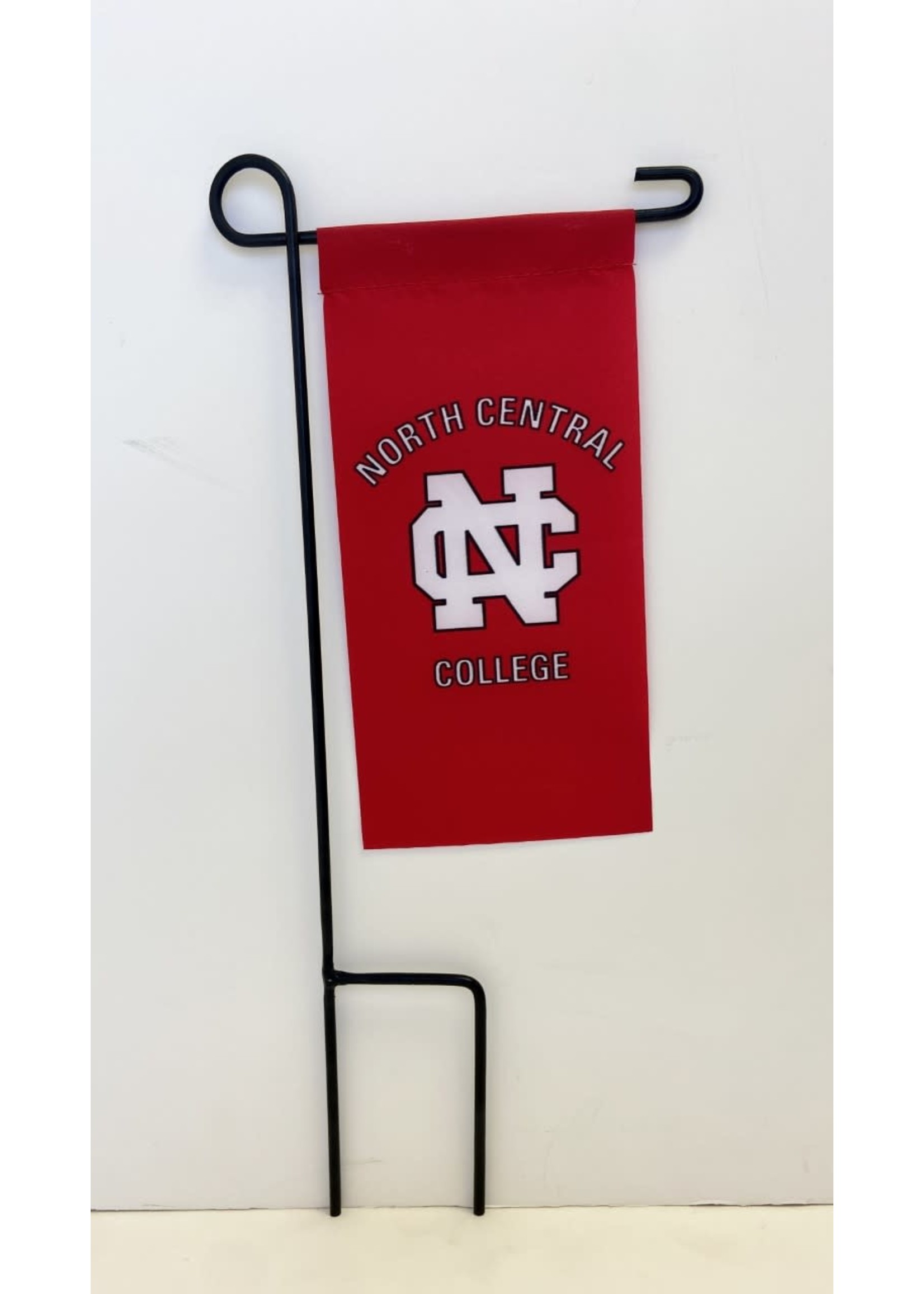 Sewing Concepts North Central College mini  garden banner ( 4in x 8in) with pole