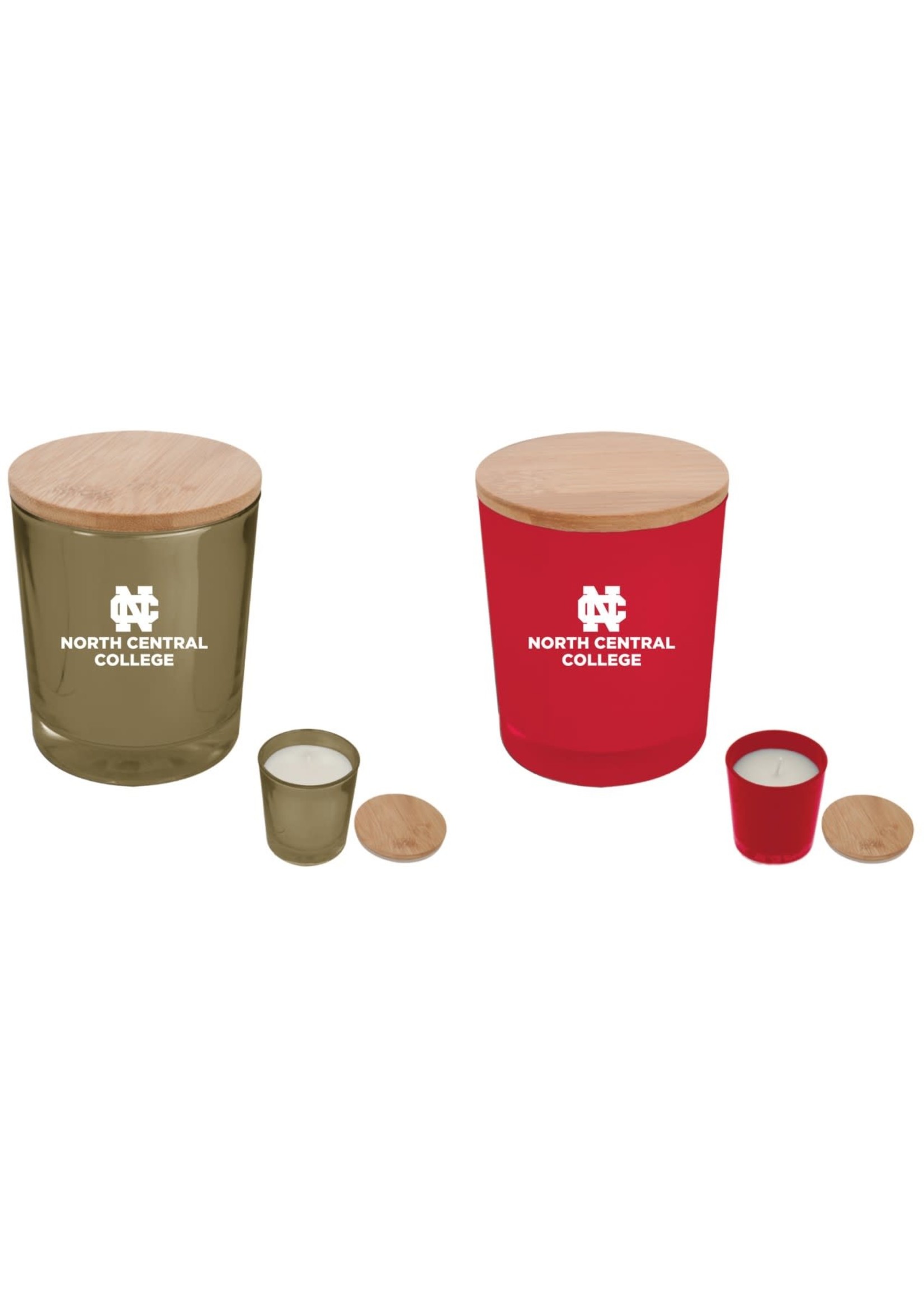 Neil Enterprises North Central College Bamboo Soy candle
