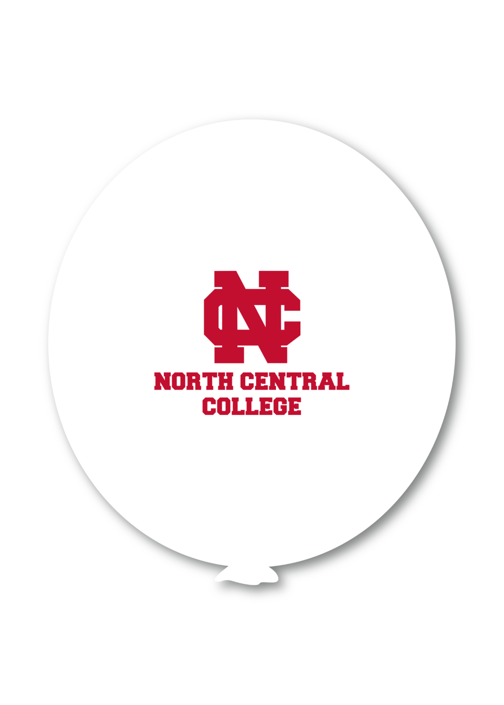 Neil Enterprises North Central College 10 pc  Red and White Balloons
