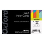 Oxford Oxford Extreme Index Card Asst 3x5 ruled