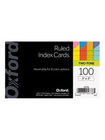 Oxford Oxford Extreme Index Card Asst 3x5 ruled