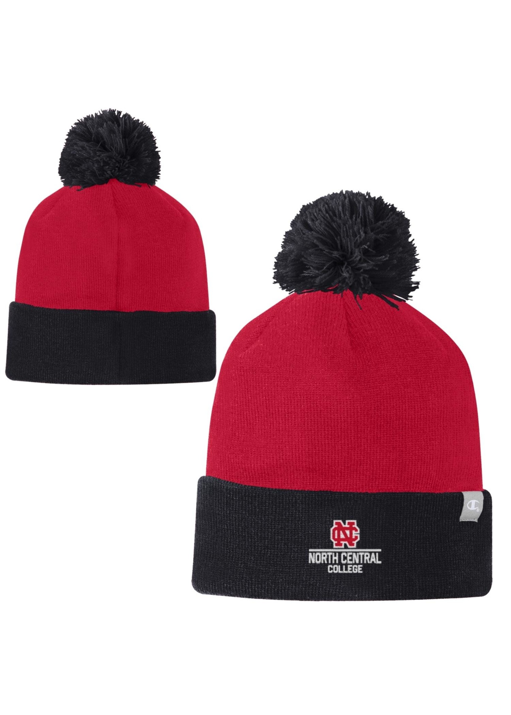 Champion Unisex 2 Color  Beanie with Pom by Champion