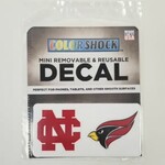 CDI Corporation North Central College Mini NC & Cardinal Head Decal Pack
