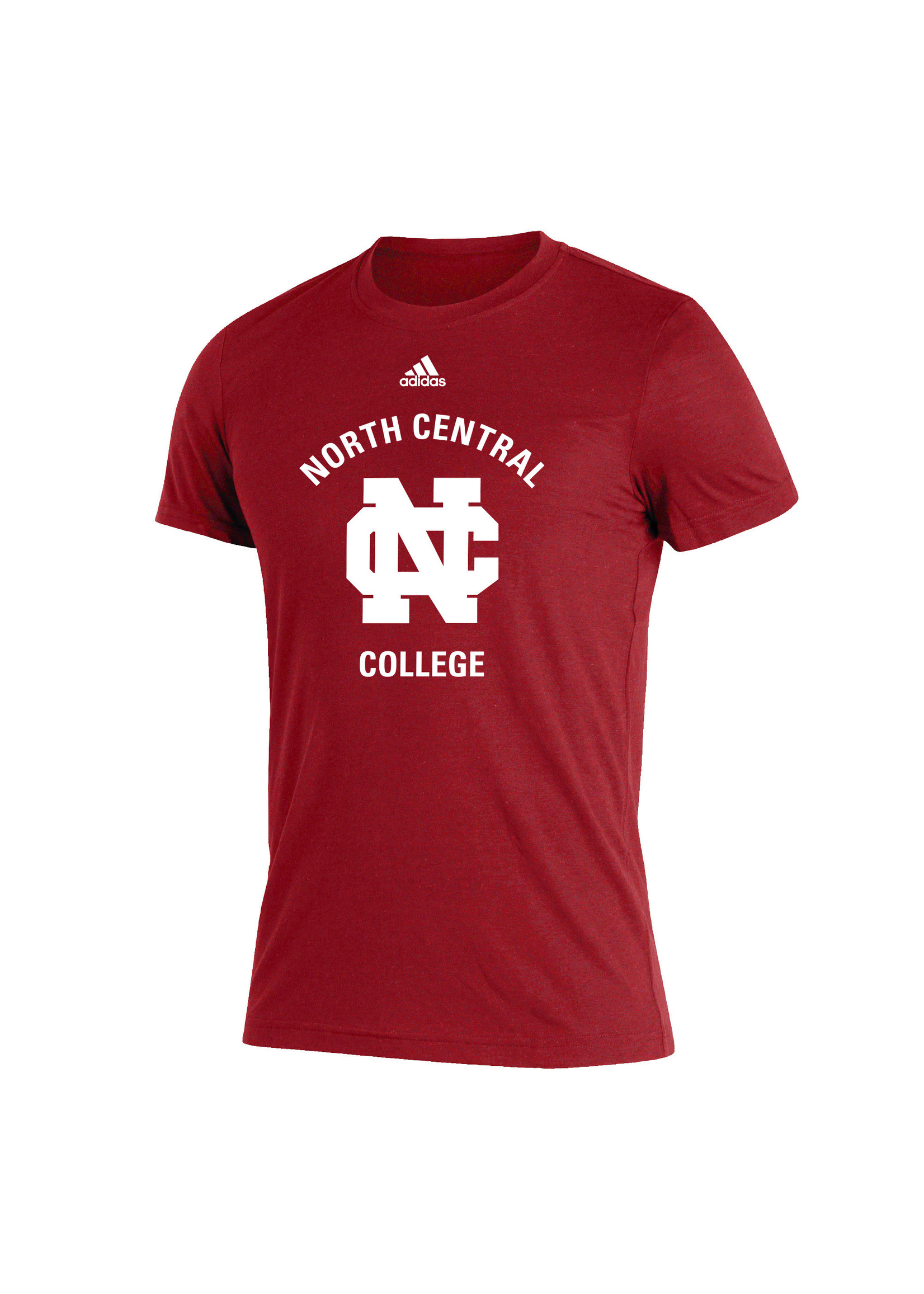 Adidas North Central College Adidas Blend SS Tee Red