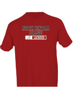 College House Lacrosse  Short Sleeve Tee Red by College House