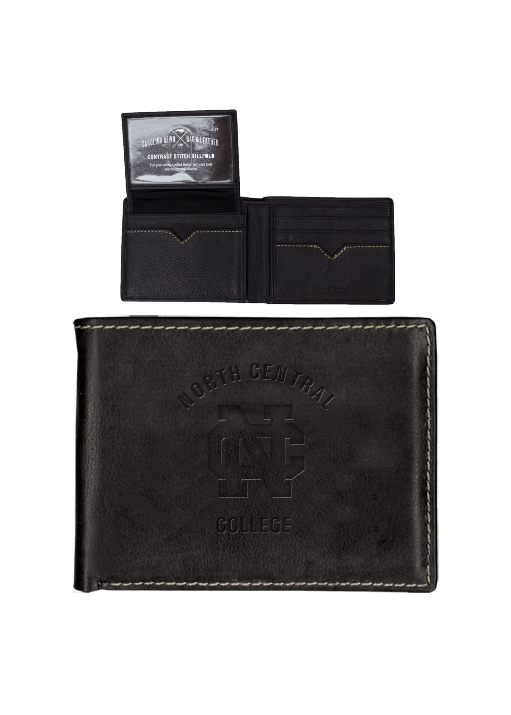 MCM Brands North Central College Contrast Stitch Billfold Wallet