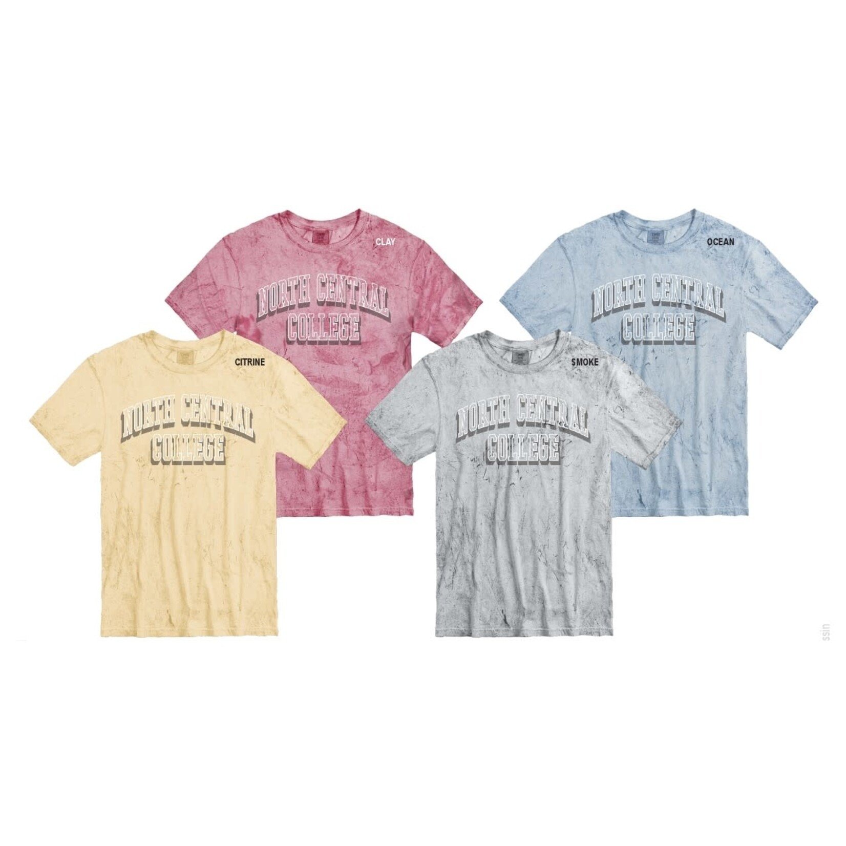 North Central College Comfort Color Colorblast Tee