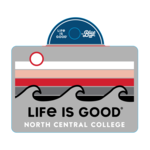 Blue 84 NCC Life is Good Horizon Wave Sticker by Blue 84