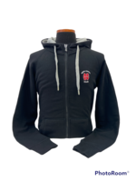 Antigua Antigua  Black Victory Full Zip 2.5 inch logo
