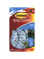 3M 3M Command Adhesive Designer Hook Clear Medium